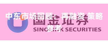 中东市场回顾：再融资 策略参考